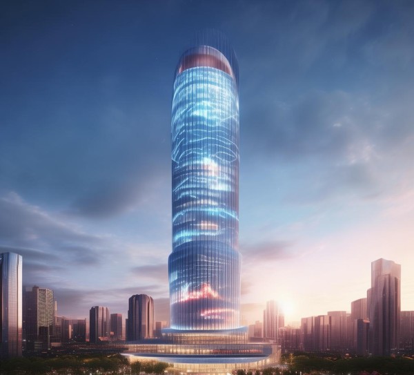 中国未来城市的地标——科技馆