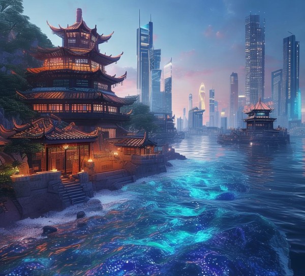 东方海洋,科技与文明的交融