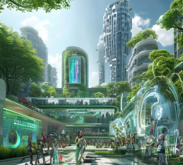 科技奥运，绿色引领，绿色城镇，构建可持续发展新范式