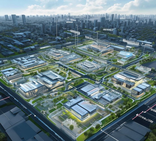 科技园功能体系图，构建高效发展的新平台