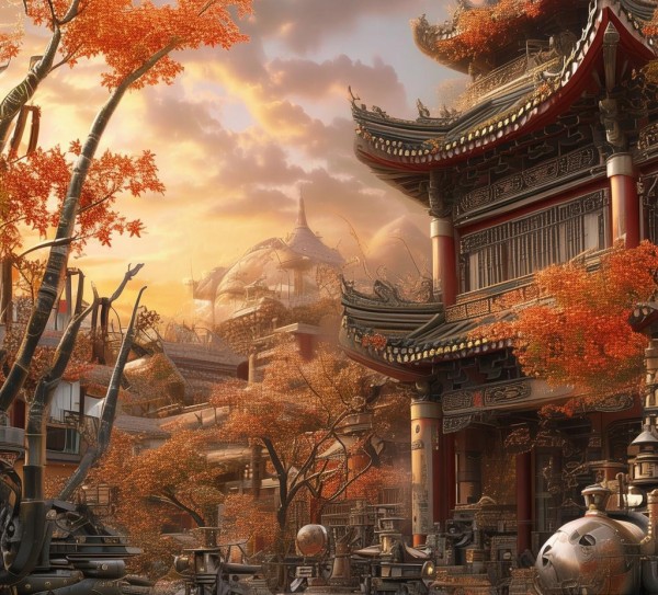 大明科技体系与汉家枫竹，文明交融的璀璨篇章